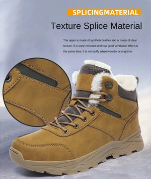Chaussures mid - top / bottines d'hiver imperméables avec doublure polaire unisexe "Seven Outdoor - SE - 923 - 805" - Planète Rando