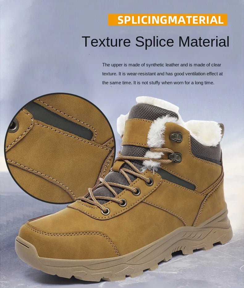 Chaussures mid - top / bottines d'hiver imperméables avec doublure polaire unisexe "Seven Outdoor - SE - 923 - 805" - Planète Rando
