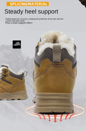 Chaussures mid - top / bottines d'hiver imperméables avec doublure polaire unisexe "Seven Outdoor - SE - 923 - 805" - Planète Rando