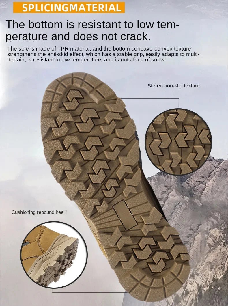 Chaussures mid - top / bottines d'hiver imperméables avec doublure polaire unisexe "Seven Outdoor - SE - 923 - 805" - Planète Rando