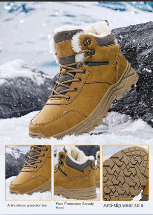 Chaussures mid - top / bottines d'hiver imperméables avec doublure polaire unisexe "Seven Outdoor - SE - 923 - 805" - Planète Rando
