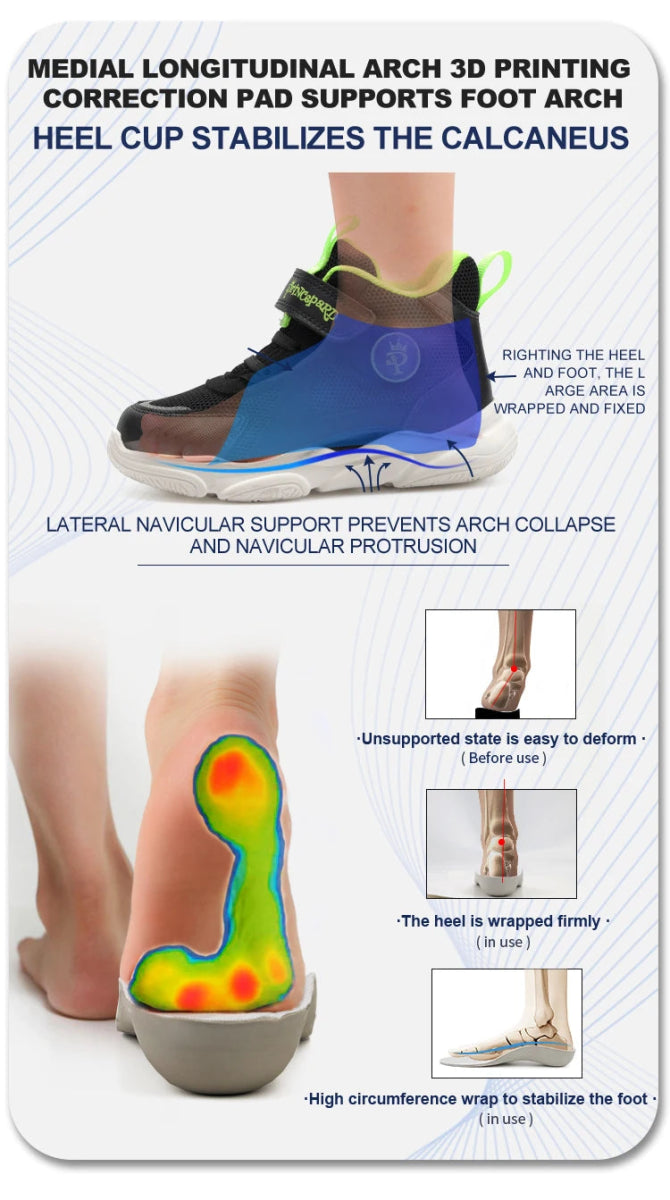 Chaussures orthopédiques varus/valgus du pied pour enfants "Prince Pard - Orthoshoes Outdoor" - Planète Rando