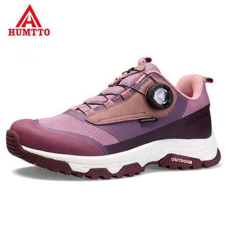Chaussures running / randonnée imperméable avec spin bouton "HUMTTO - HT-120045B" - Planète Rando
