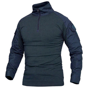 Chemise de combat à manches longues en coton ripstop pour homme "TACVASEN - LSTS139" - Planète Rando
