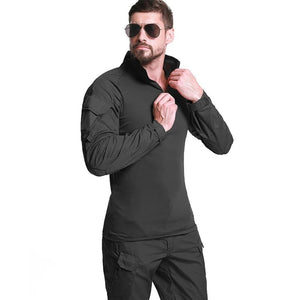 Chemise de combat à manches longues en coton ripstop pour homme "TACVASEN - LSTS139" - Planète Rando