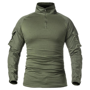 Chemise de combat à manches longues en coton ripstop pour homme "TACVASEN - LSTS139" - Planète Rando