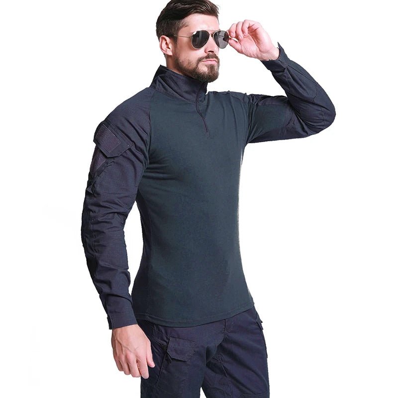 Chemise de combat à manches longues en coton ripstop pour homme "TACVASEN - LSTS139" - Planète Rando
