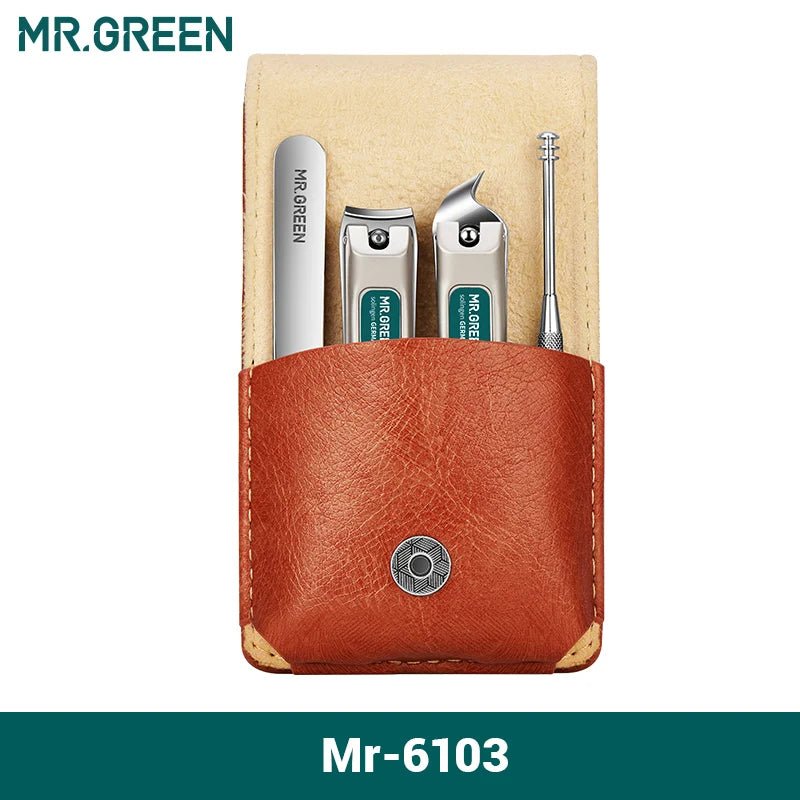 Coffret de manucure portable comprenant un coupe - ongles et des outils de voyage "MR.GREEN - Portable Manicure Set" - Planète Rando