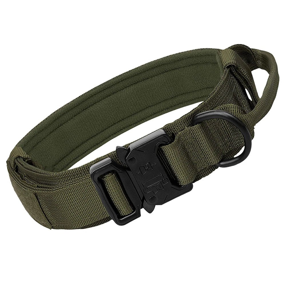 Colliers tactiques robustes pour chiens avec poignée "PETRAVEL - Tactical dog collar" - Planète Rando