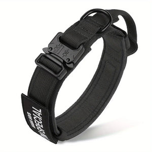 Colliers tactiques robustes pour chiens avec poignée "PETRAVEL - Tactical dog collar" - Planète Rando