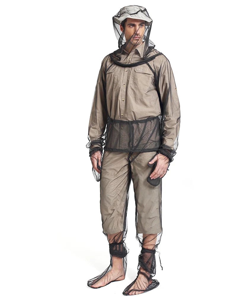 Combinaison anti - moustiques, veste anti - insectes en maille à capuche "Lixada - Bug - Wear" - Planète Rando