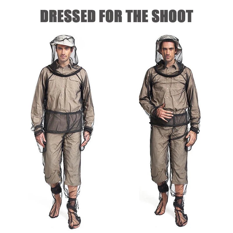 Combinaison anti - moustiques, veste anti - insectes en maille à capuche "Lixada - Bug - Wear" - Planète Rando