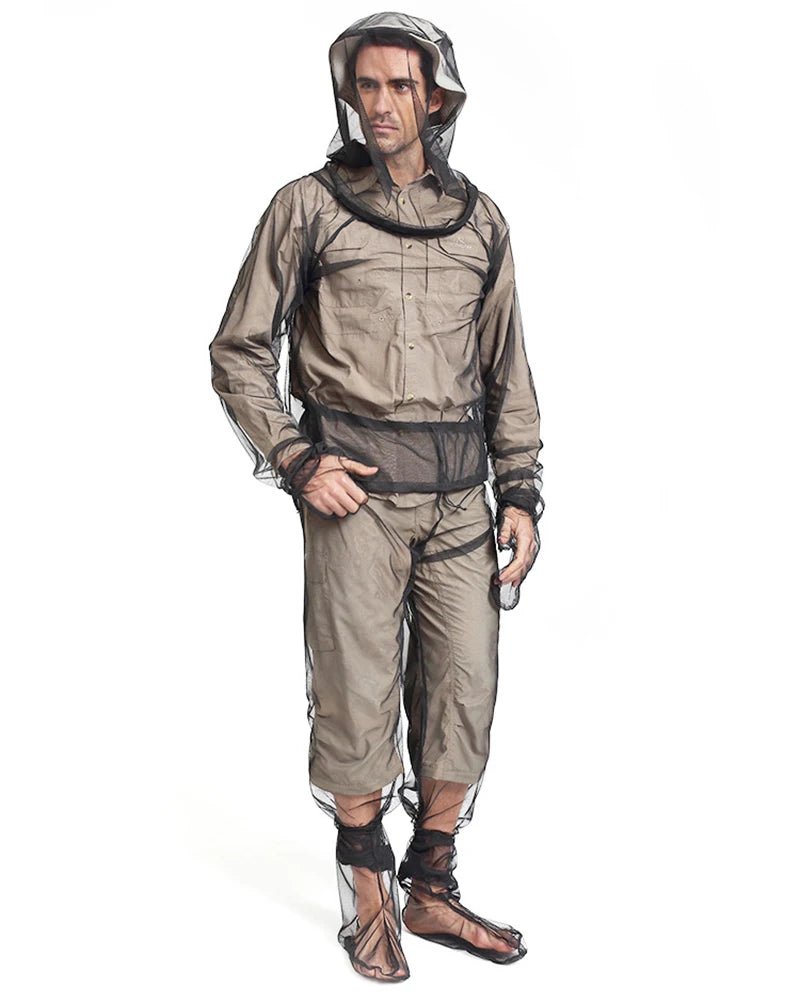 Combinaison anti - moustiques, veste anti - insectes en maille à capuche "Lixada - Bug - Wear" - Planète Rando