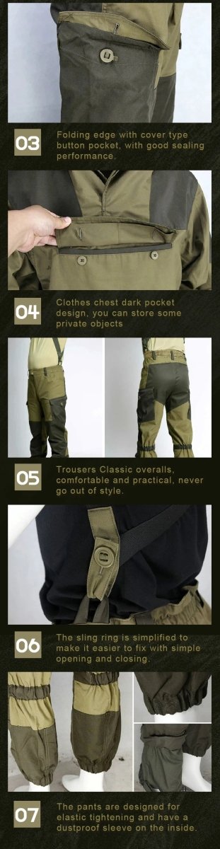 Combinaison de combat tactique anti - tempête & ultra - résistante 4 saisons "Camofans - CF - 026" - Planète Rando