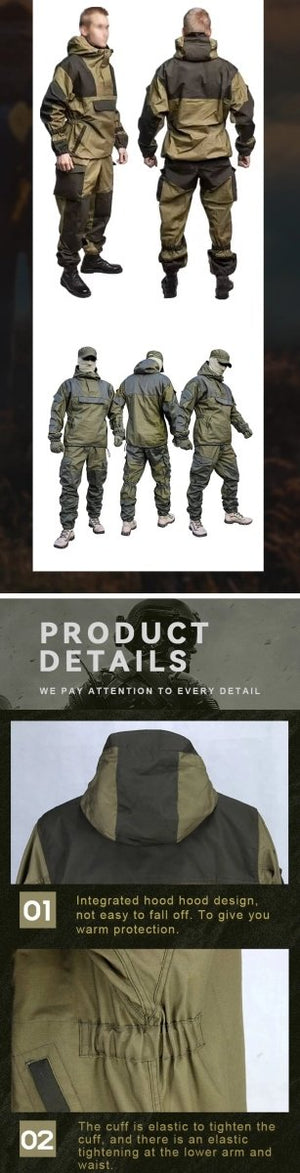 Combinaison de combat tactique anti - tempête & ultra - résistante 4 saisons "Camofans - CF - 026" - Planète Rando