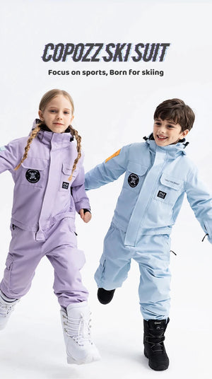 Combinaison de ski / snowboard avec technologie 3M Thinsulate™ pour enfants "COPOZZ - 22309" - Planète Rando