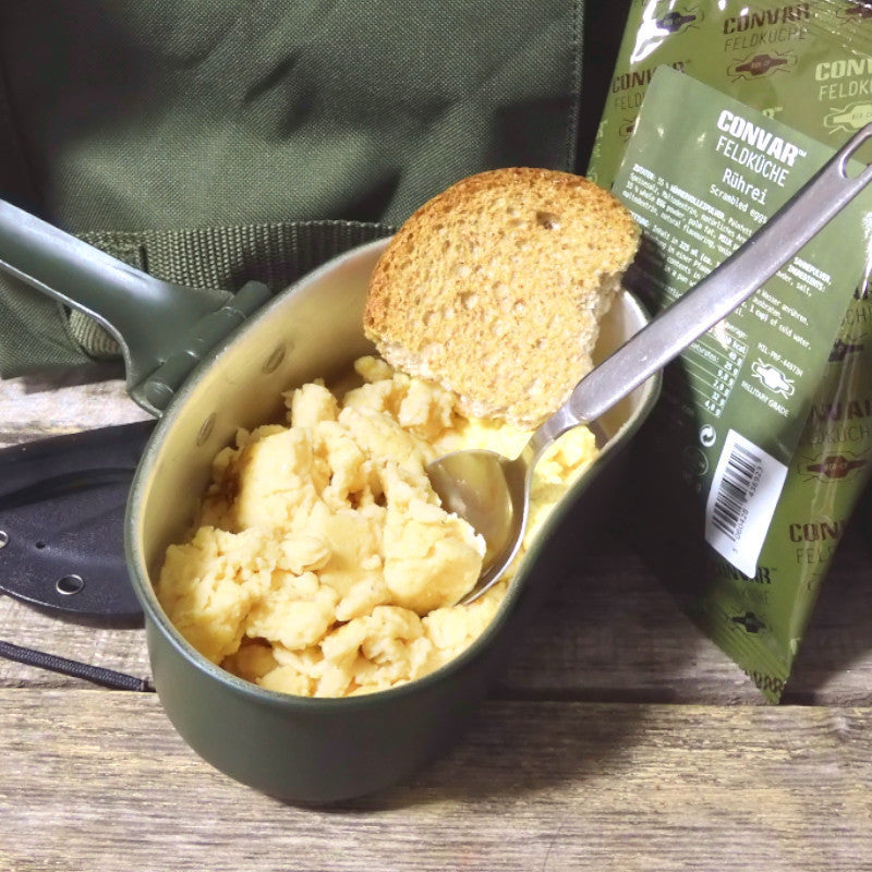 Œufs brouillés lyophilisés longue conservation 90g "CONVAR™ - Feldküche" Convar Foods