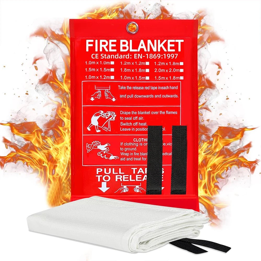 Couverture anti - feu / Fire blanket en fibre de verre "Sanke Rescue - Fire Blanket" - Planète Rando