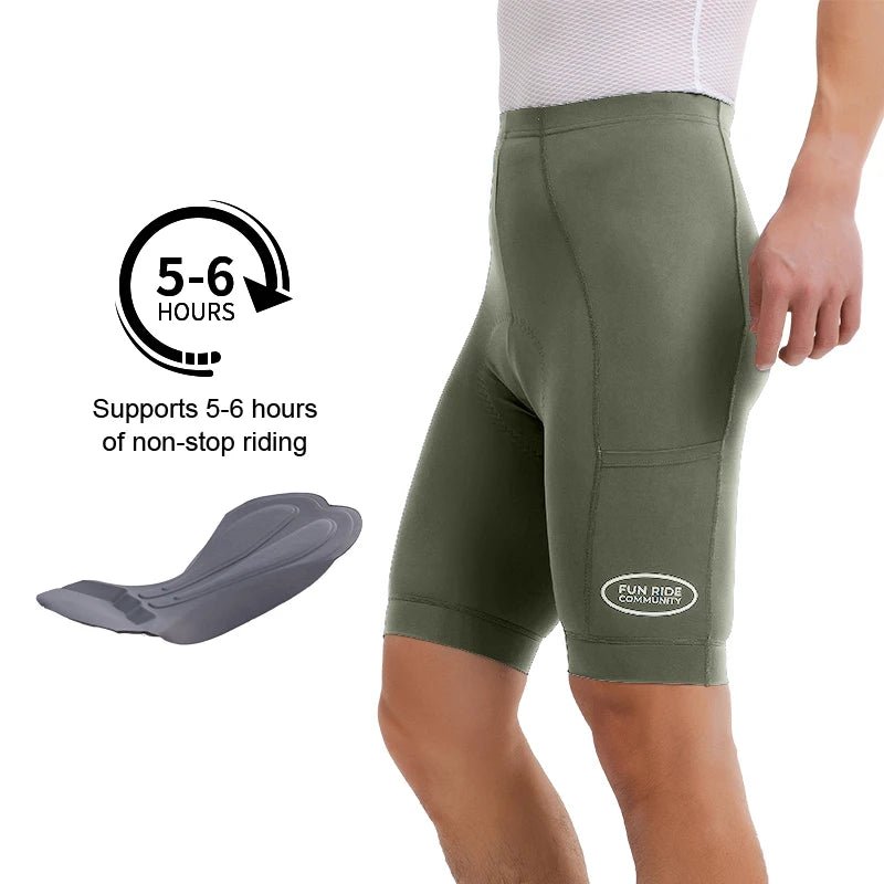 Cuissard de cyclisme confort 5 - 6 heures pour homme "INBIKE - SSXX572" - Planète Rando