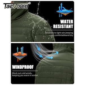 Doudoune isolante doublée sherpa imperméable à capuche "TACVASEN - CTD1" - Planète Rando