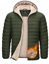 Doudoune isolante doublée sherpa imperméable à capuche "TACVASEN - CTD1" - Planète Rando