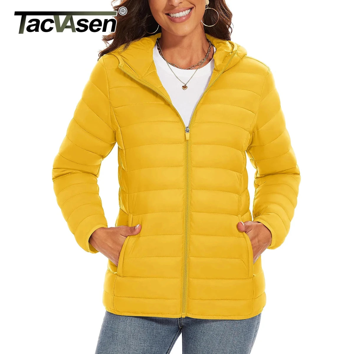 Doudoune synthétique matelassée à séchage rapide pour femme "TACVASEN - TJ626" - Planète Rando