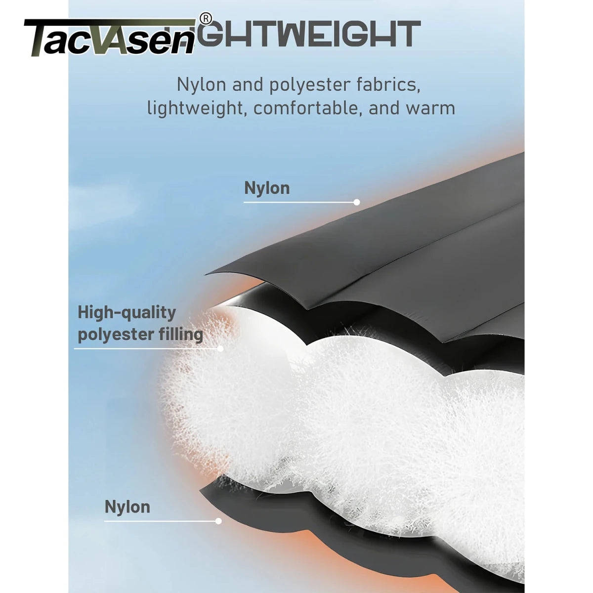 Doudoune synthétique matelassée à séchage rapide pour homme "TACVASEN - TJ623" - Planète Rando