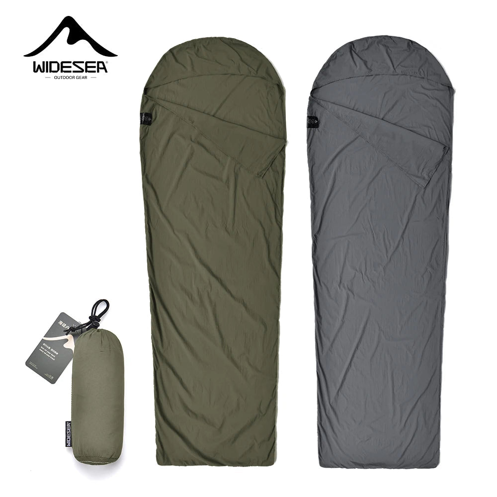 Drap de sac de couchage de camping ultraléger "Widesea - SD - 01G" - Planète Rando