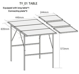 Ensemble de cuisine mobile pour camping avec réchaud et batterie de cuisine en acier inoxydable "BRS - Kitchen box" - Planète Rando