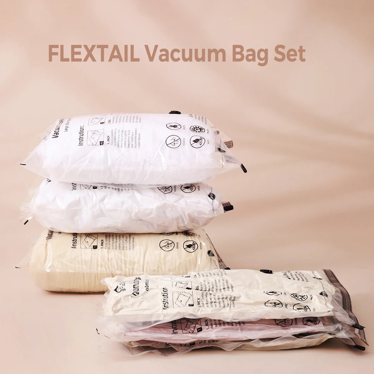 Ensemble de sacs à vide quatre - en - un "FLEXTAILGEAR - Storage Bags" - Planète Rando