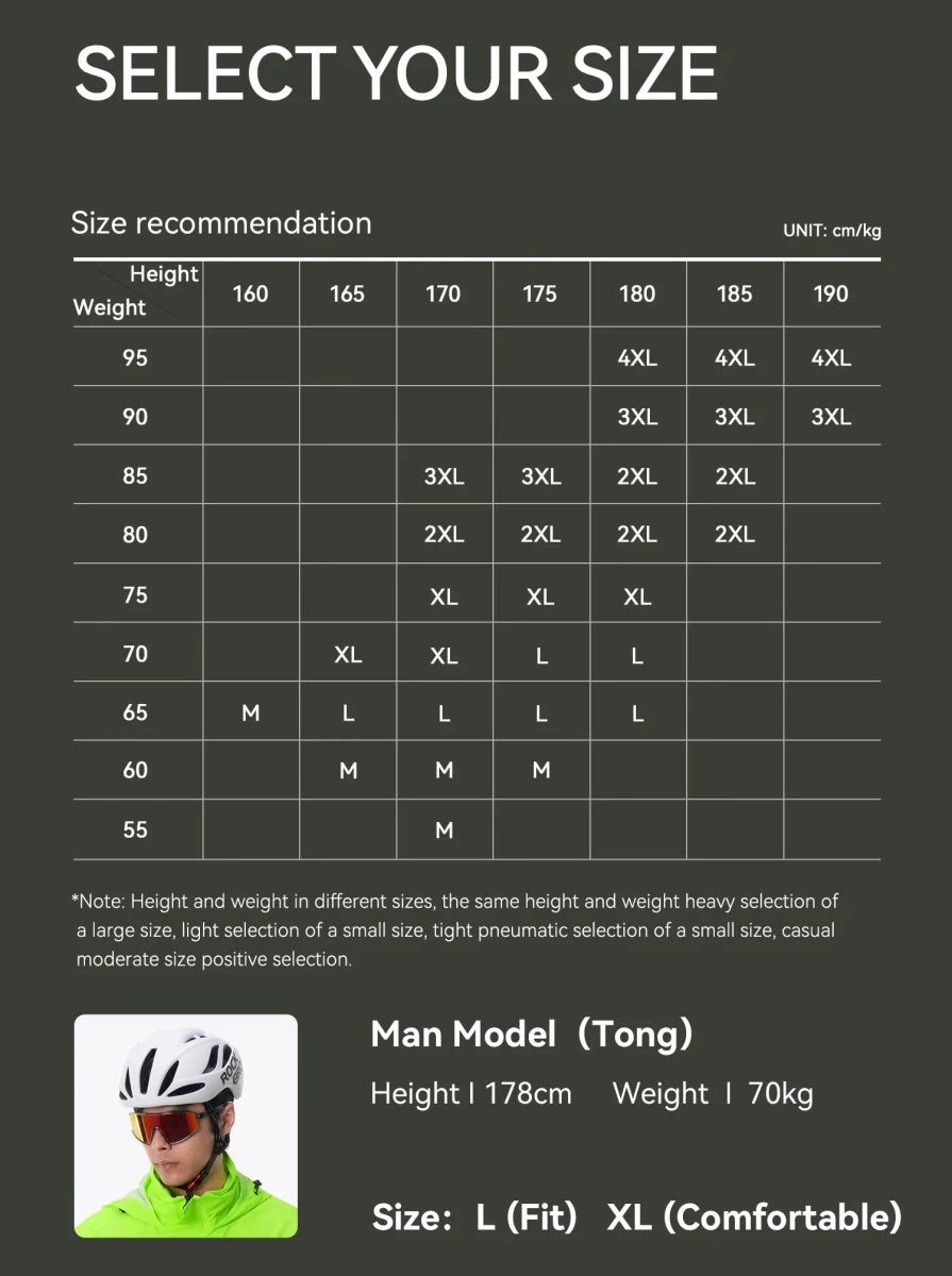 Ensemble imperméable de cyclisme "ROCKBROS - YPY028" - Planète Rando