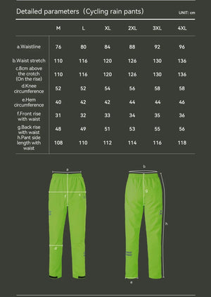 Ensemble imperméable de cyclisme "ROCKBROS - YPY028" - Planète Rando