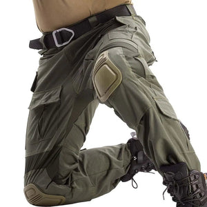 Ensemble / uniforme tactique de combat avec poches multifonctionnelles et genouillères "Emersongear - G3" - Planète Rando