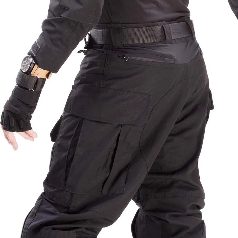 Ensemble / uniforme tactique de combat avec poches multifonctionnelles et genouillères "Emersongear - G3" - Planète Rando