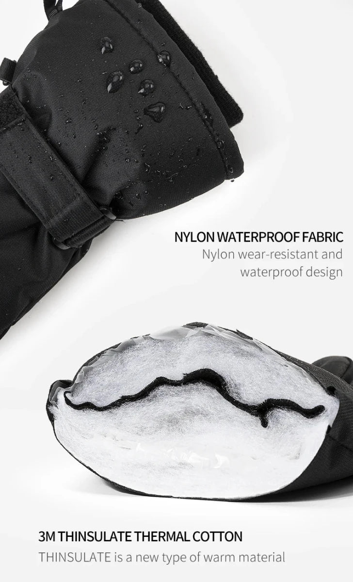 Gants de ski d'hiver chauds et imperméables avec technologie 3M Thinsulate "Copozz - 20602" - Planète Rando