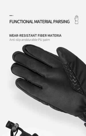 Gants de ski d'hiver chauds et imperméables avec technologie 3M Thinsulate "Copozz - 20602" - Planète Rando