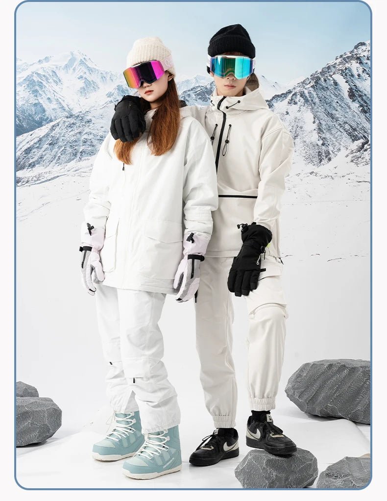 Gants de ski tactiles & imperméables avec poignet allongé et technologie 3M Thinsulate "Qunature - 16410045" - Planète Rando