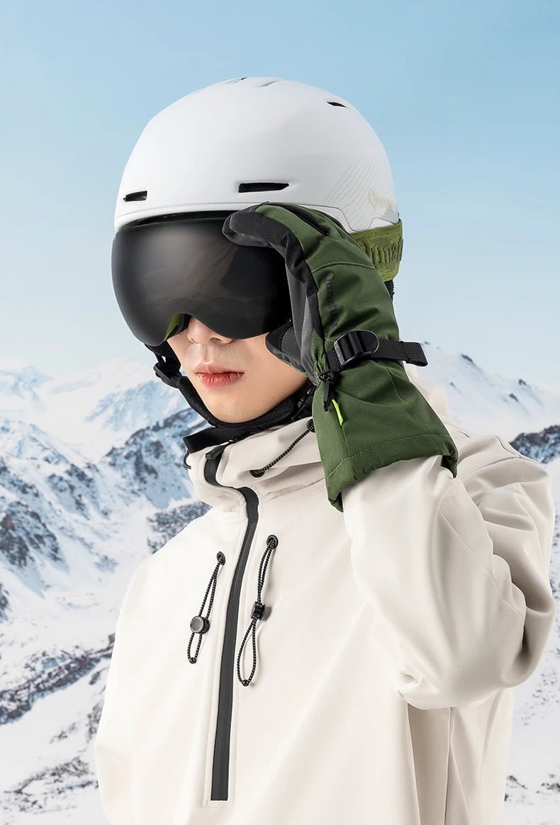 Gants de ski tactiles & imperméables avec poignet allongé et technologie 3M Thinsulate "Qunature - 16410045" - Planète Rando