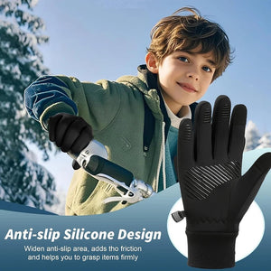Gants d'hiver pour enfants tactiles & antidérapants "KoKossi - D448" - Planète Rando
