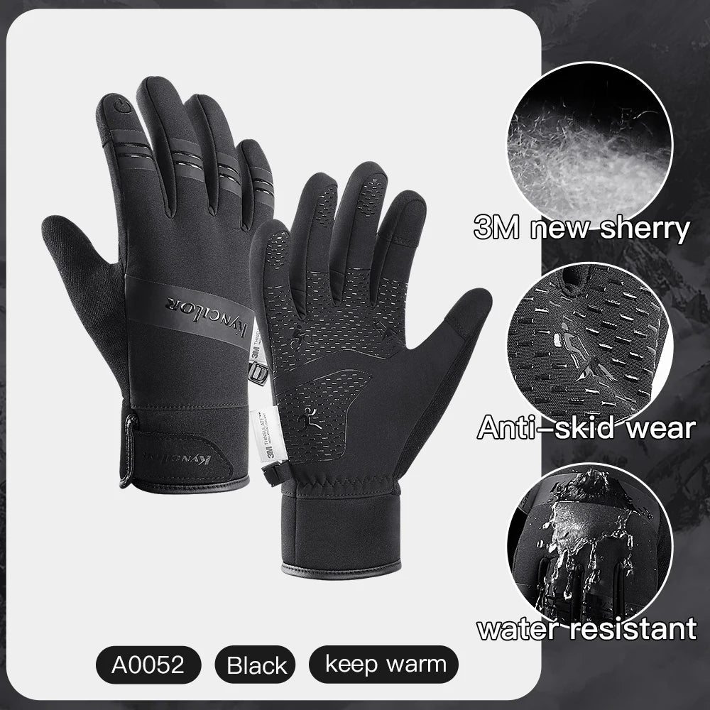 Gants d'hiver tactiles chauds avec technologie 3M Thinsulate 100g "Kyncilor - A0052" - Planète Rando