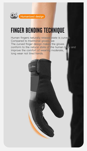 Gants d'hiver tactiles chauds avec technologie 3M Thinsulate 100g "Kyncilor - A0052" - Planète Rando