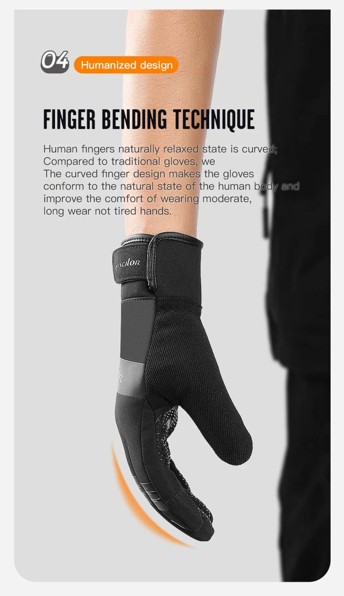 Gants d'hiver tactiles chauds avec technologie 3M Thinsulate 100g "Kyncilor - A0052" - Planète Rando