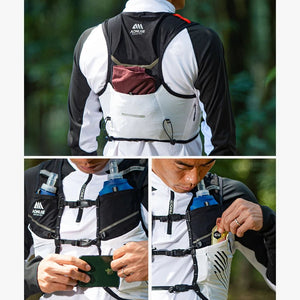 Gilet d'hydratation léger 5L pour le trail, la randonnée et le cyclisme "AONIJIE - C9100" - Planète Rando
