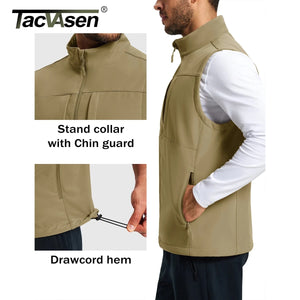 Gilet / softshell sans manche en micro - polaire pour homme "TACVASEN - CTE8" - Planète Rando