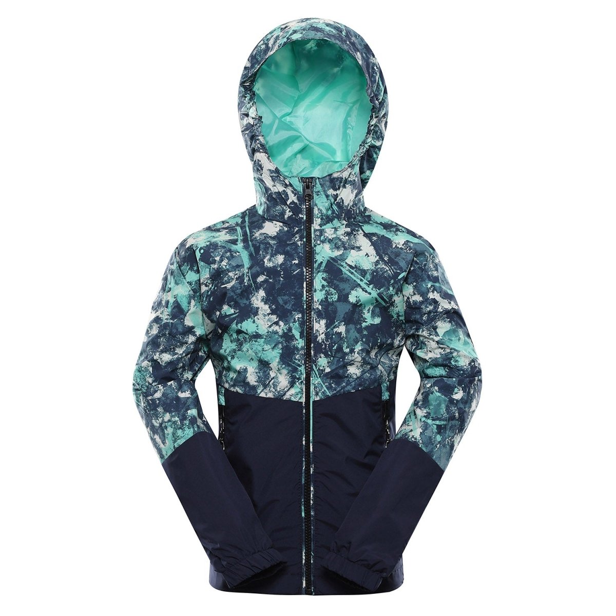 Hardshell de randonnée avec membrane imperméable PTX et technologie DWR pour enfants "Nax − IMUFO" - Planète Rando
