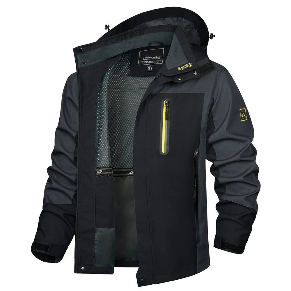 Hardshell / veste imperméable et légère pour homme "TACVASEN - TJ396" - Planète Rando
