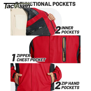 Hardshell / veste imperméable et légère pour homme "TACVASEN - TJ396" - Planète Rando