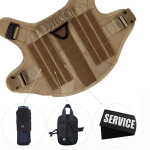 Harnais tactique / gilet d'entraînement pour chiens "PETRAVEL - Dog harness" - Planète Rando
