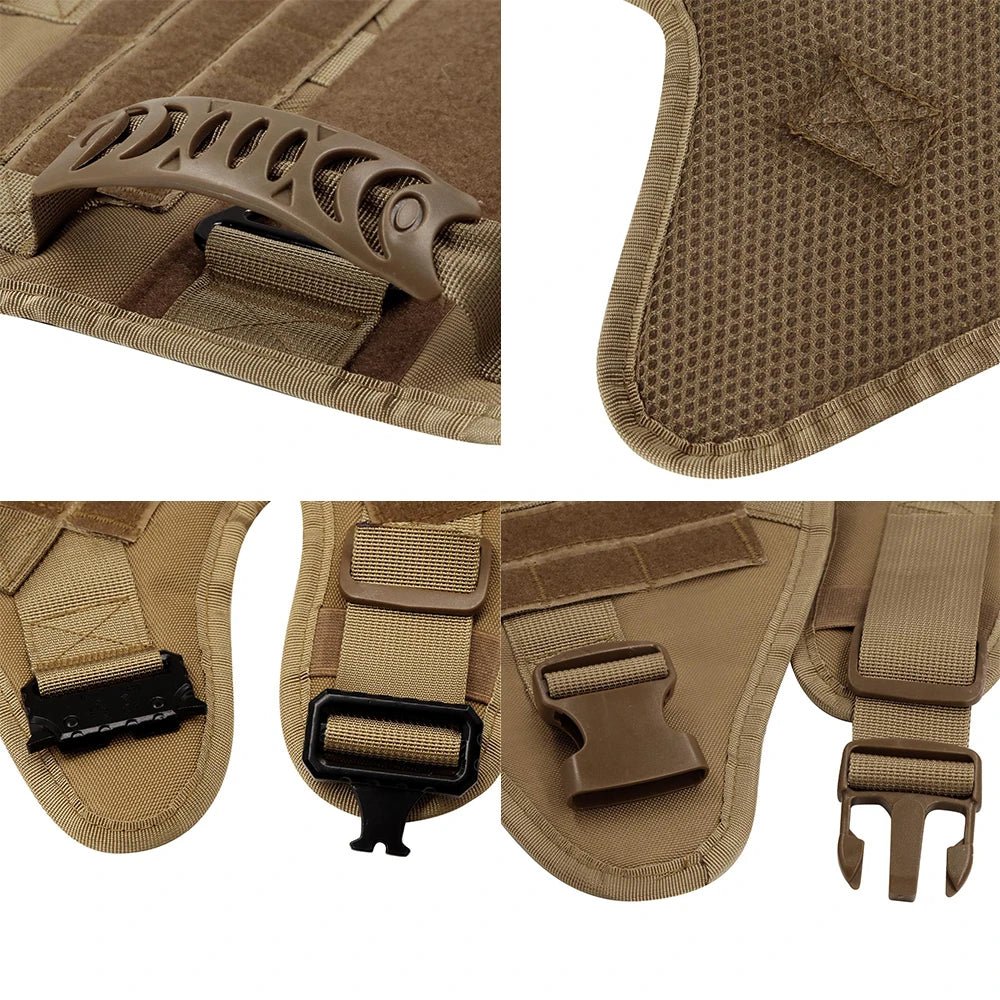 Harnais tactique / gilet d'entraînement pour chiens "PETRAVEL - Dog harness" - Planète Rando
