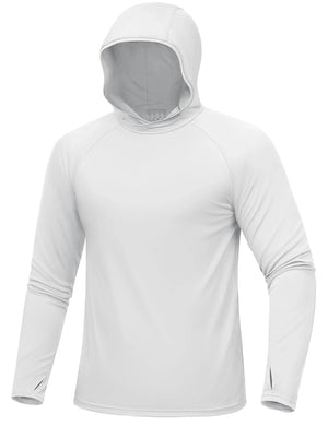 Hoodie / T-shirt manches longues à capuche homme UPF 50+ "TACVASEN - CTA27" - Planète Rando
